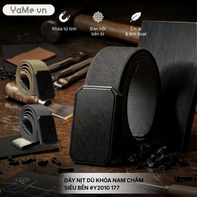 Dây Nịt Vải Dù Chắc Chắn, Khóa Hít Nam Châm Tiện Lợi #Y2010 177 25024 |YaMe|