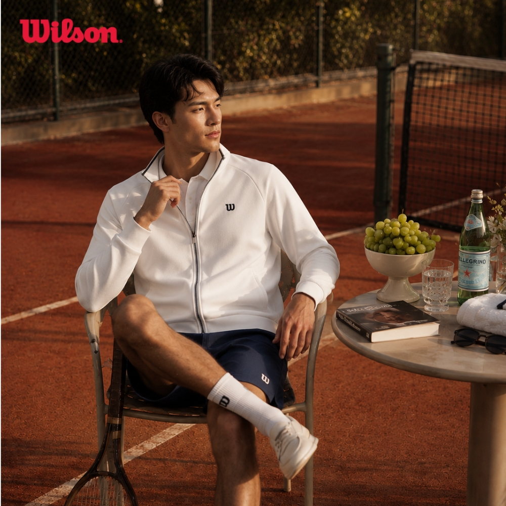 Wilson Courtstar Jacquard Jacket Áo Khoác Thể Thao Nam WN00114W001001