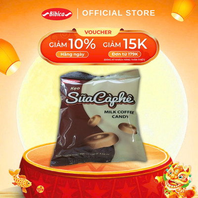 Combo Kẹo Cứng Sữa Cà Phê Bibica 140g