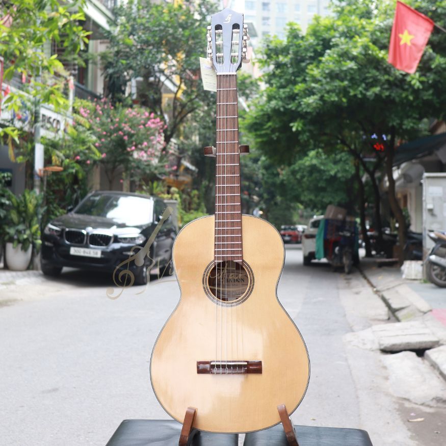 Đàn guitar classic 3/4 Ba Đờn Dam120 có ti chỉnh cần full gỗ thịt dài 96cm guitar trẻ em bản nâng cấ