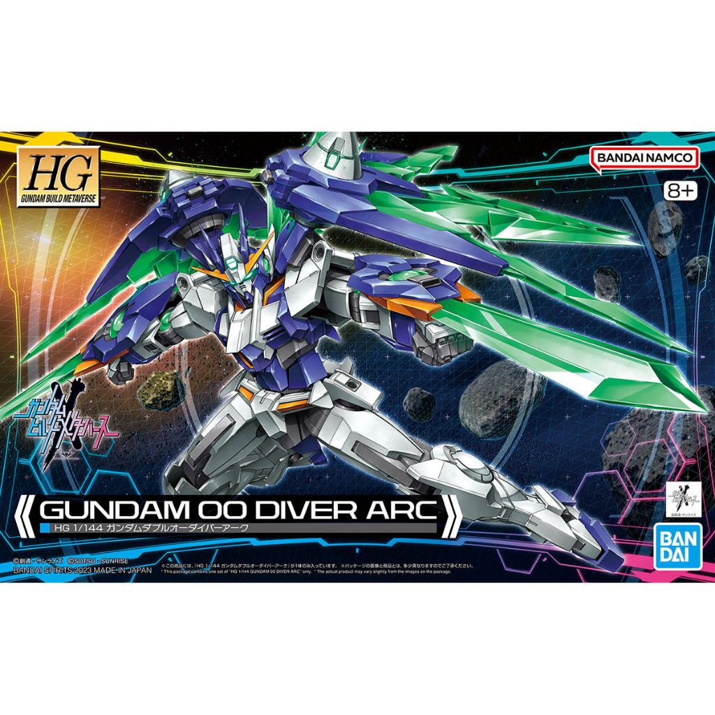 Mô Hình BANDAI GUNDAM BUILD METAVERSE HG 1/144 GUNDAM 00 DIVER ARC