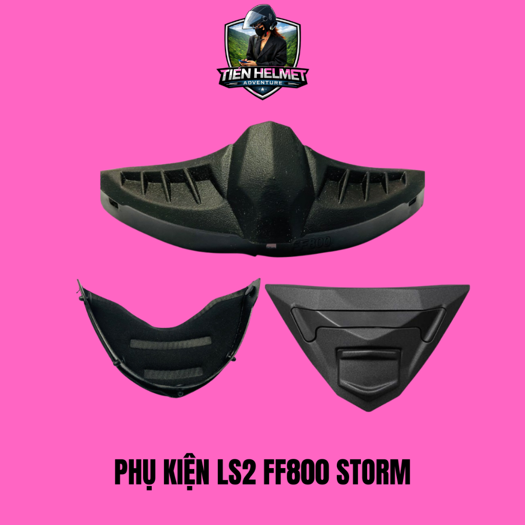 Phụ kiện mũ bảo hiểm Fullface LS2 FF800 Storm - Tiên Helmets - Mũ bảo hiểm chính hãng Vũng Tàu