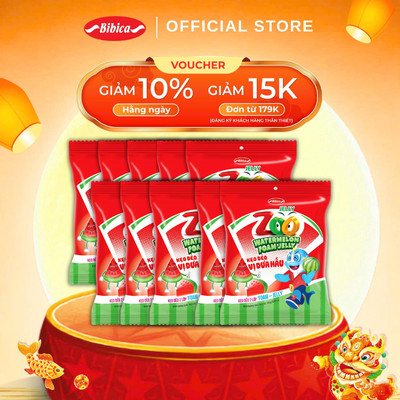 Kẹo Dẻo Zoo Foam Jelly Dưa Hấu Bibica