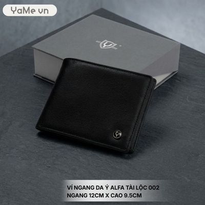 Ví Ngang Nam Da Ý Alfa Tài Lộc 002 22433 |YaMe|