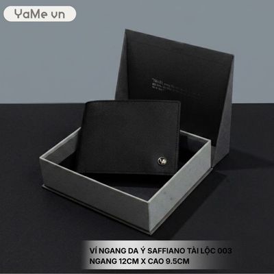 Ví Nam Ngang Da Ý Saffiano Tài Lộc 003 22434 |YaMe|
