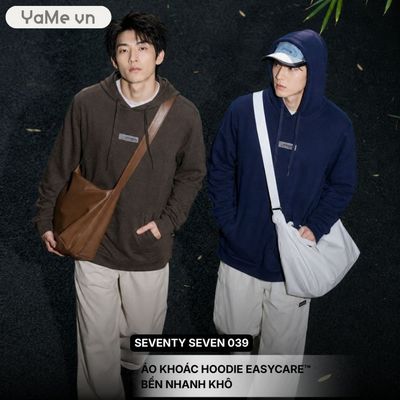 Áo Khoác Hoodie Nam EasyCare™ Bền Nhanh khô Seventy Seven 039 Dáng Ôm Vừa F2 23189 |YaMe|