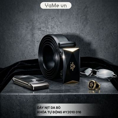Dây Nịt Nam Da Bò Khóa Tự Động #Y2010 016 18718 |YaMe|