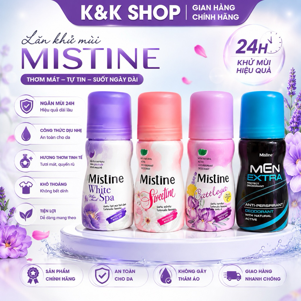 Lăn nách mistine thái lan chính hãng