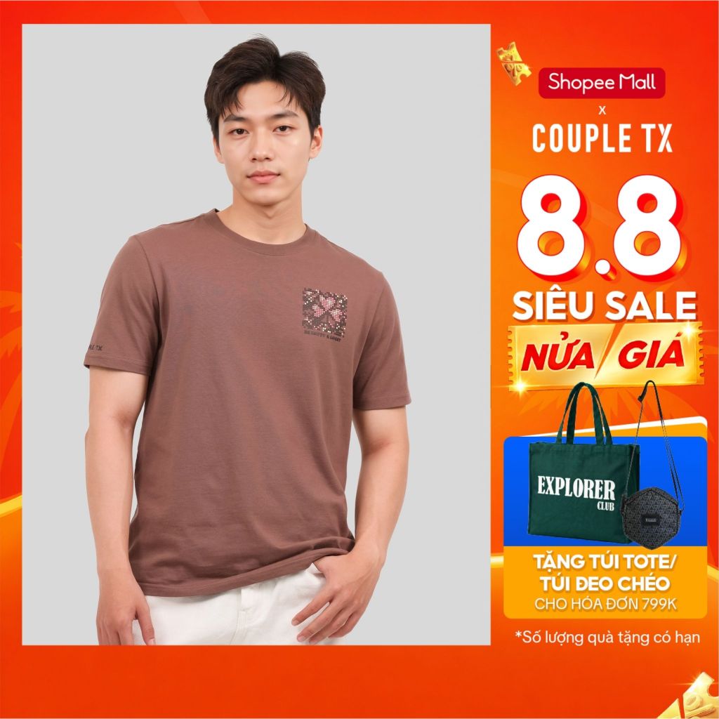 Áo Thun Nam Nữ Couple TX Cỏ Ba Lá Lucky Clover Form Regular TS 424