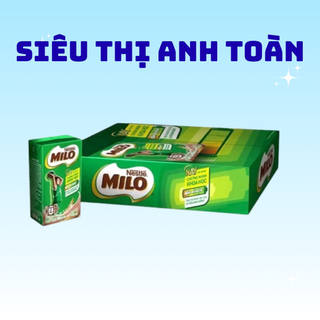 THÙNG 48 HỘP SỮA LÚA MẠCH NESTLÉ MILO 110ML – CHÍNH HÃNG