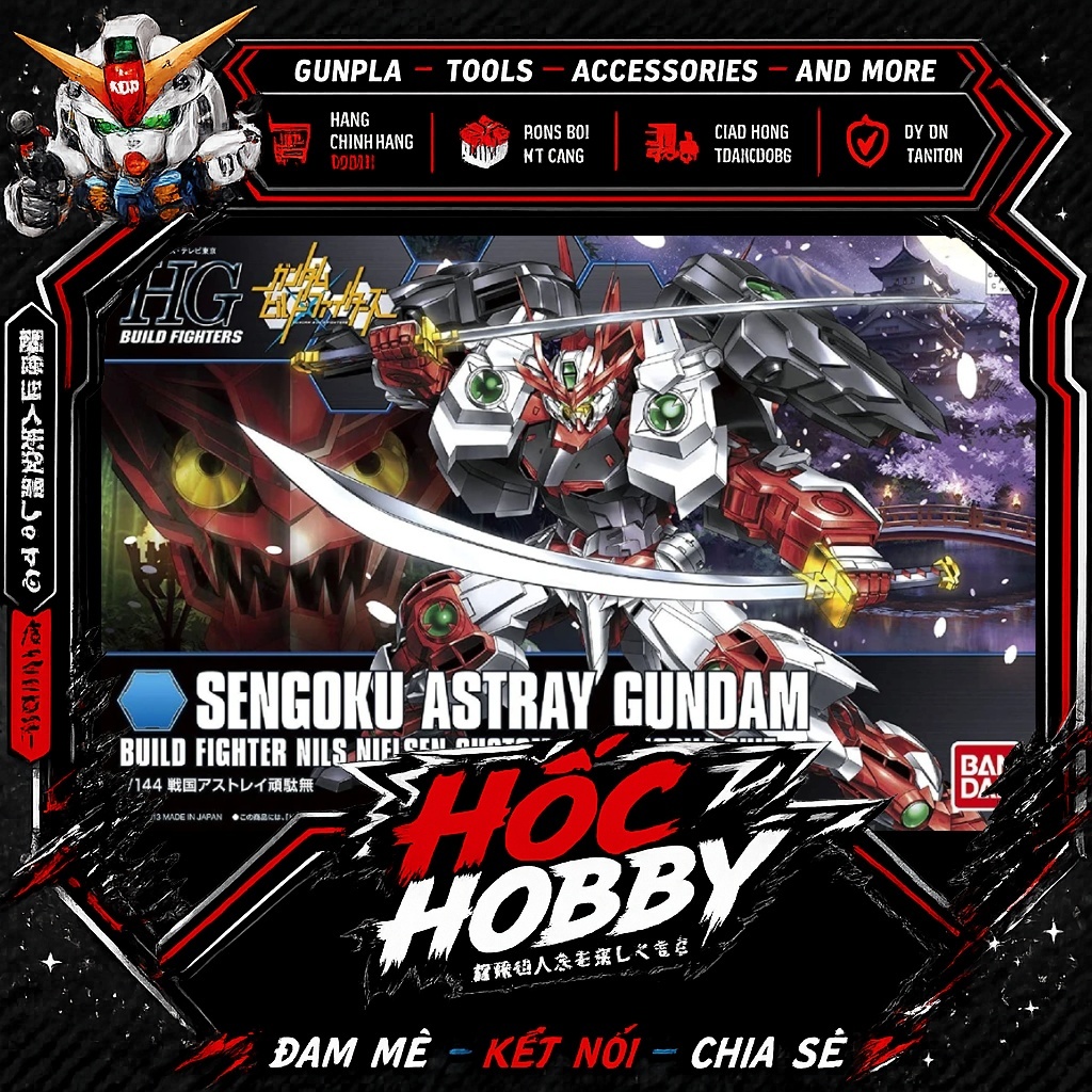 Mô hình lắp ráp Bandai HG 1/144 HGBF Sengoku Astray