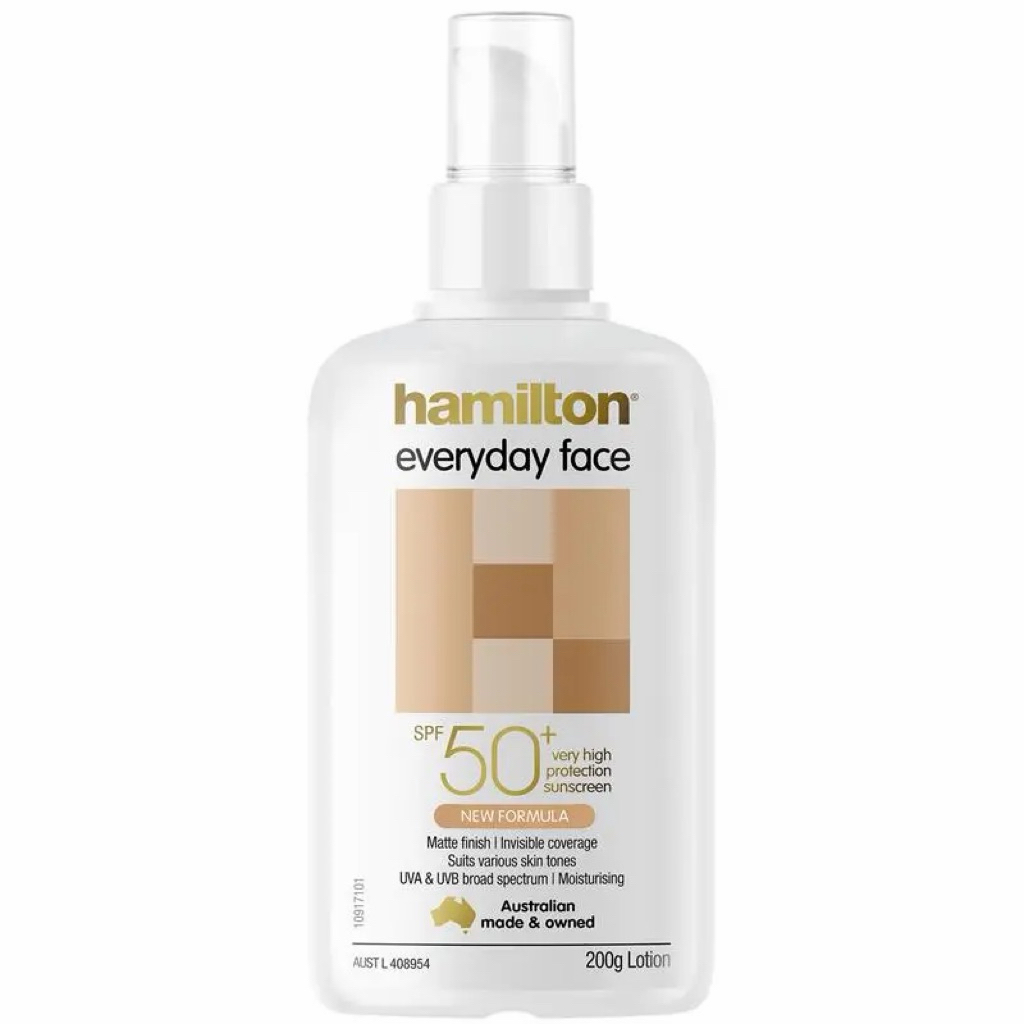 Kem chống nắng Hamilton SPF 50+ Everyday Face 200ml