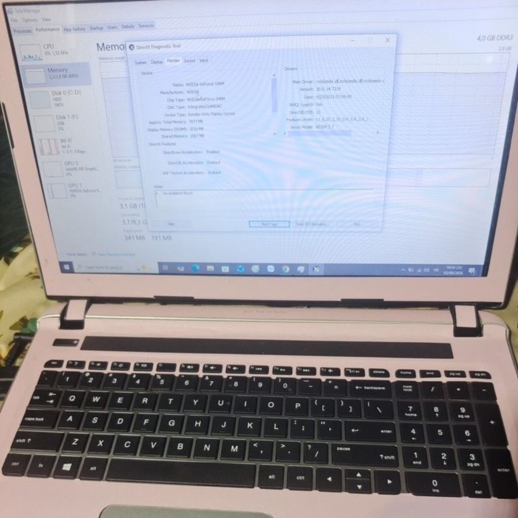 Laptop hp pavilion 15 ab253tu vga 940m 2gb mạnh mẽ i5 6200u ssd win 10 ram 8gb lol valorant AI GPT