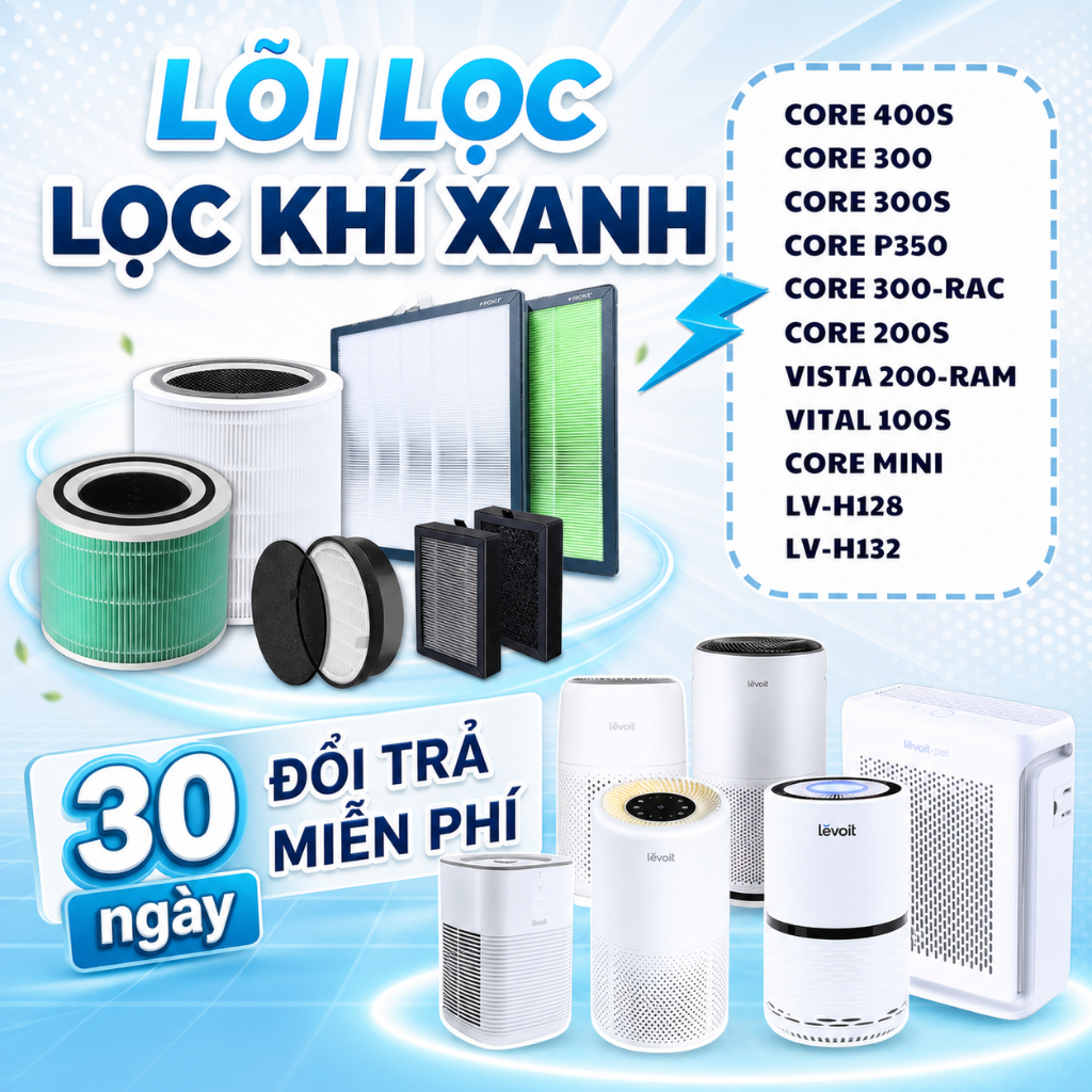 Màng Lọc Levoit core 300/core mini/core 200/LV-H128/Vista 200RAM/Core 300s/Core P350/LV-H132/LV-H128