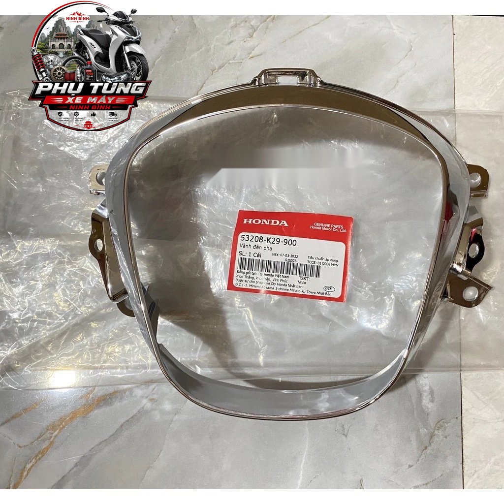 Vành Đèn Sh Mode Inox ( 2015 > 2019 ) Honda ( 53208K29900 ) DH