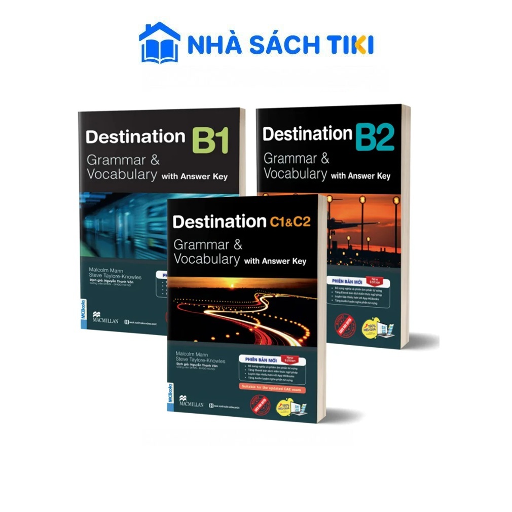 Sách Giáo Trình Destination Grammar & Vocabulary B1, B2, C1&C2 (Chọn tập)