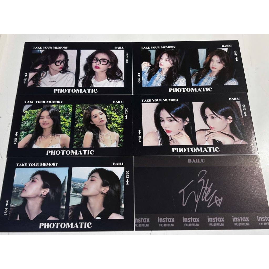 2-6 cái Diễn viên chính kịch Trung Quốc Rosy Zhao Lusi Bai Lu Cecily Ju Jingyi Postcard Cdrama Photo