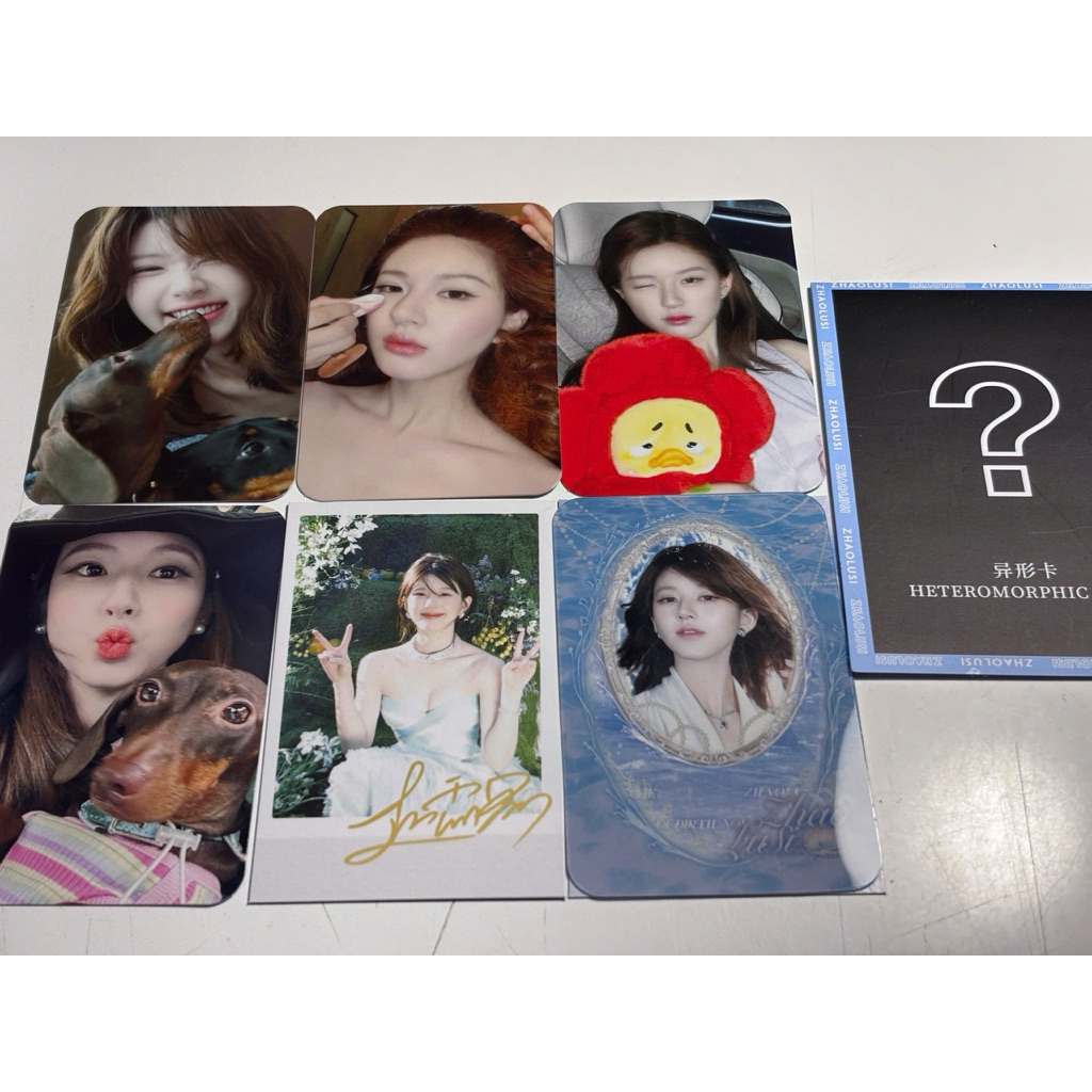 2-6 cái Diễn viên chính kịch Trung Quốc Rosy Zhao Lusi Bai Lu Cecily Ju Jingyi Postcard Cdrama Photo