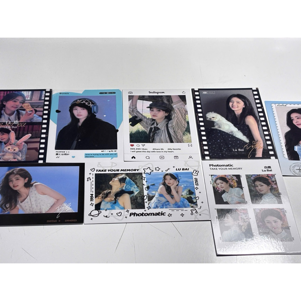 2-6 cái Diễn viên chính kịch Trung Quốc Rosy Zhao Lusi Bai Lu Cecily Ju Jingyi Postcard Cdrama Photo