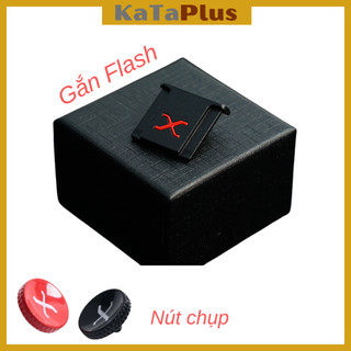 Nắp Gắn Chân Đèn Flash - Nút Chụp Cho Máy Ảnh Fuji XS10 XT30 XT20 XT4 XA7,.. Bằng Kim Loại