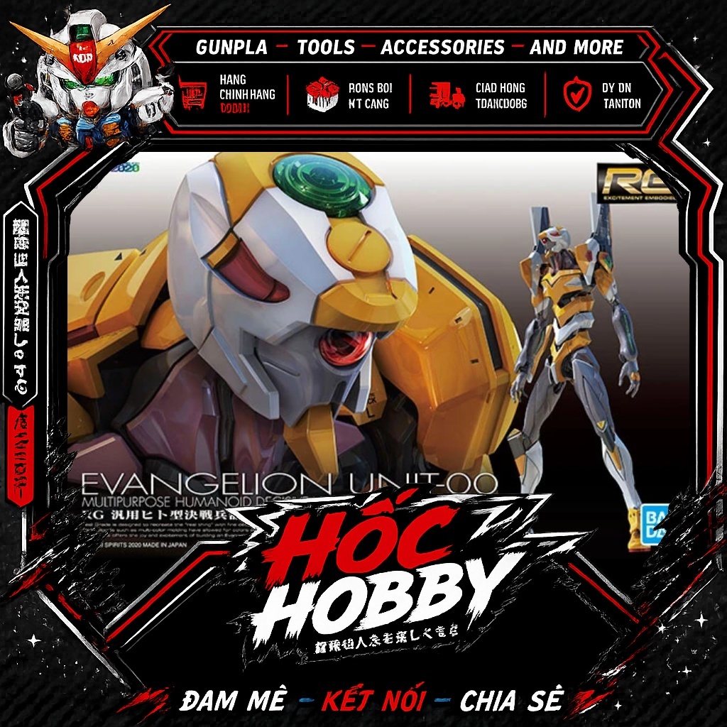 Mô Hình Lắp Ráp Bandai RG 1/144 RG EVANGELION UNIT-00 BANDAI