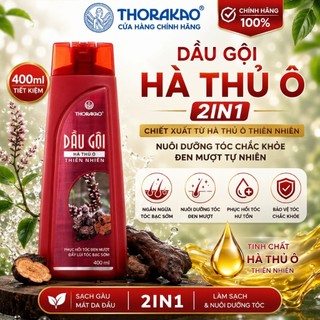 Dầu gội hà thủ ô thorakao – giải pháp ngăn rụng tóc & đẩy lùi tóc bạc sớm