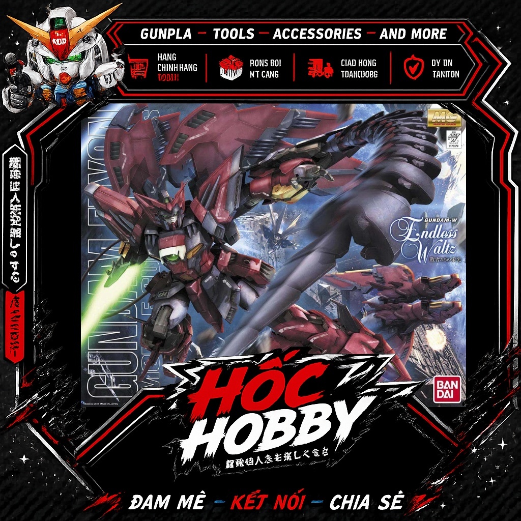 Mô hình lắp ráp Bandai Gundam MG 1/100 Gundam Epyon EW ver