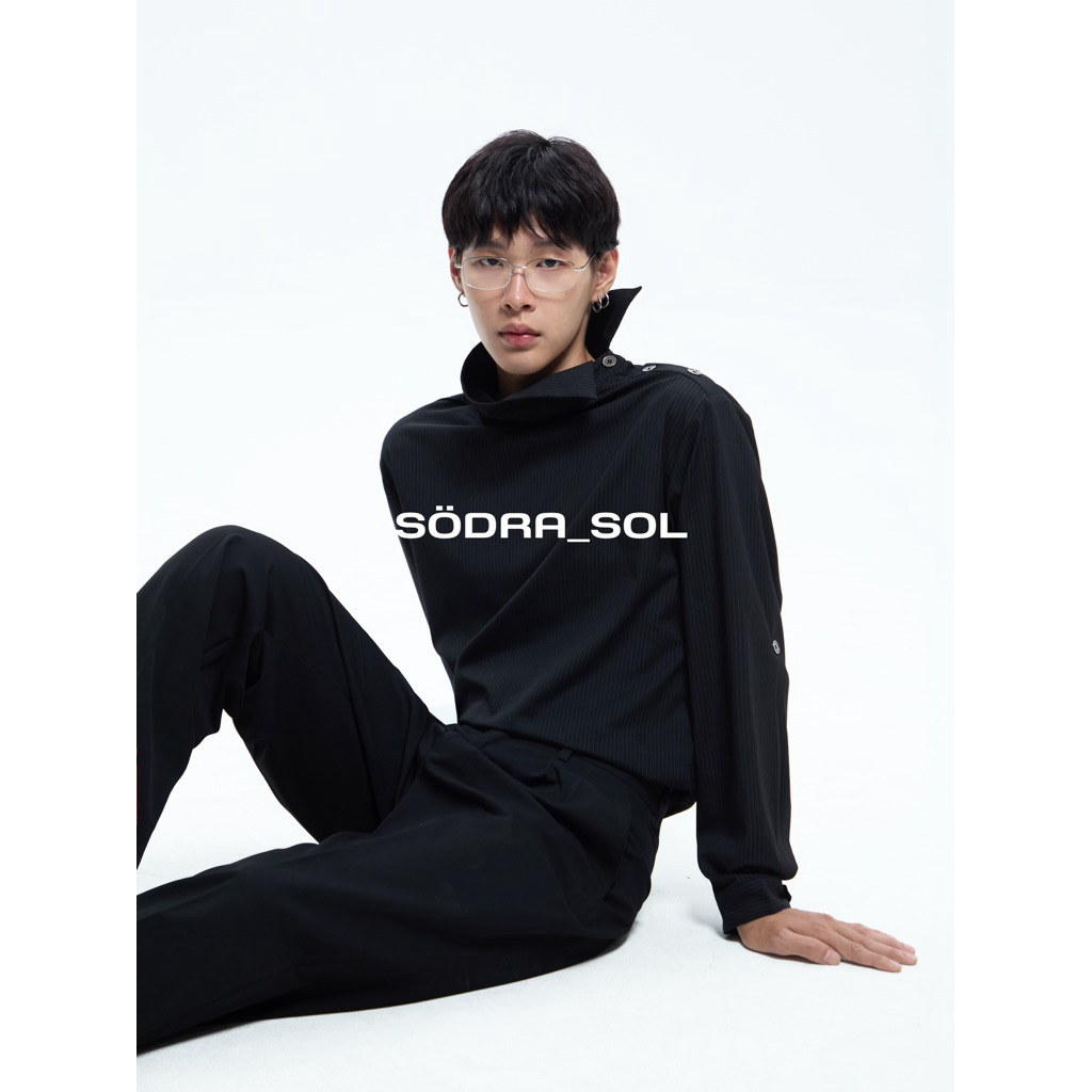 Sodra Sol - Áo Sơ Mi Tay Dài Nam/Nữ Hoạ Tiết Kẻ Sọc “Strip Shirt”