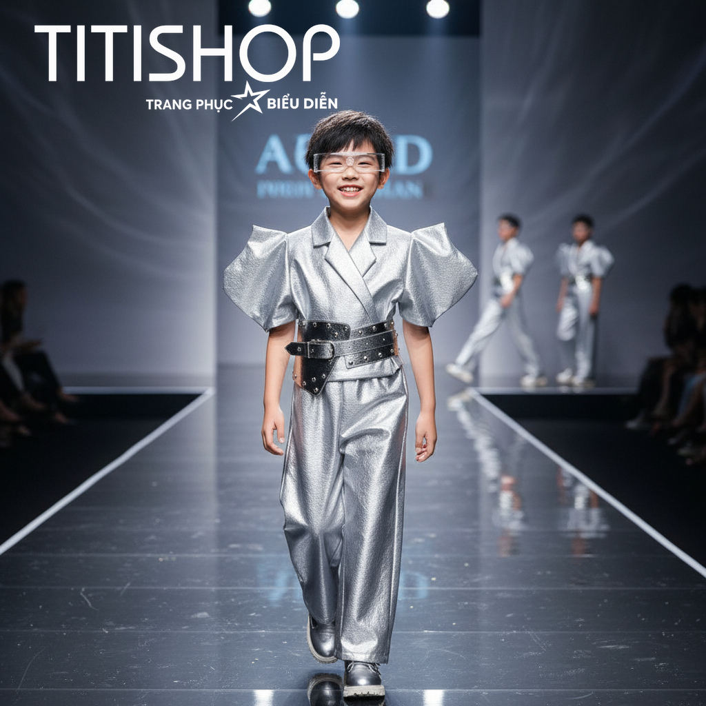( Đặt Nhanh )Trang Phục Biểu Diễn Bé Trai ,Calwalk bé trai , Trang Phục Bé Trai Hiphop ,Quần áo hiph