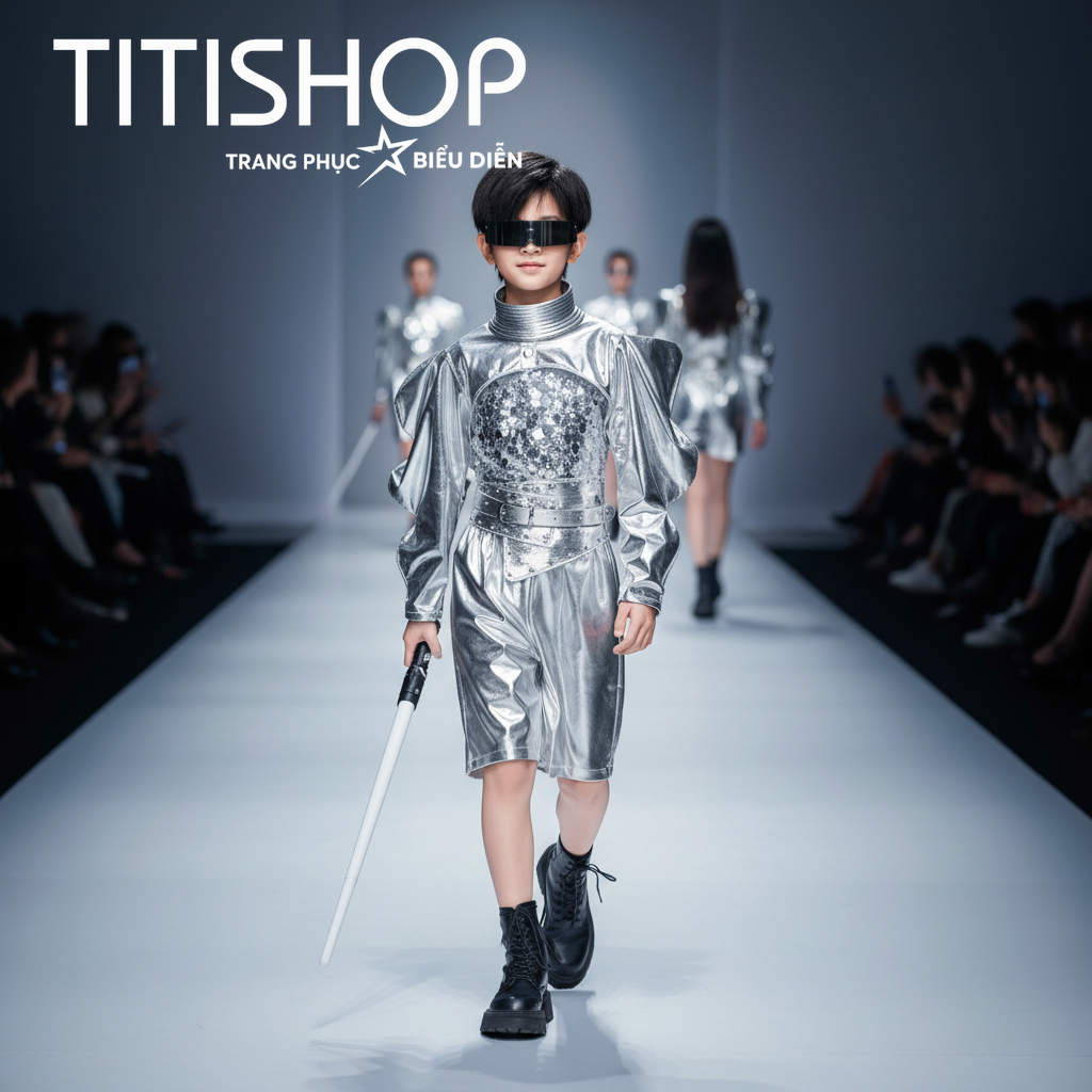 ( Đặt Nhanh )Trang Phục Biểu Diễn Bé Trai ,Calwalk bé trai , Trang Phục Bé Trai Hiphop ,Quần áo hiph