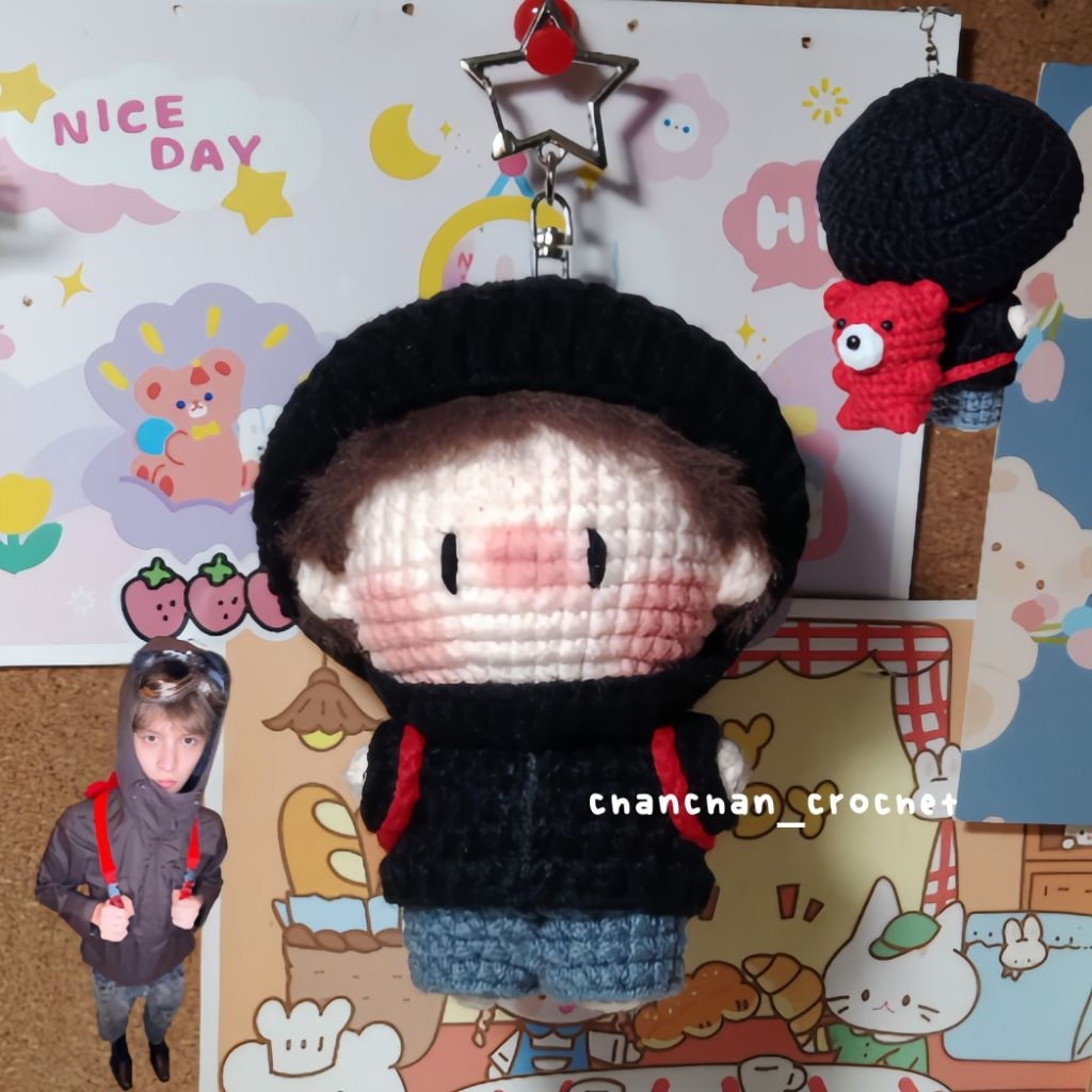Móc khoá James Cortis bằng len - Handmade by chanchan_crochet
