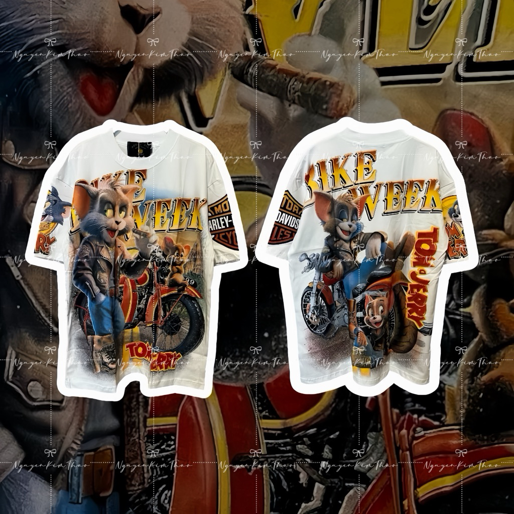 [ẢNH CHÍNH CHỦ SHOP] Áo Thun Tom & Jerry Cotton Thái 100% by Nguyenkimthao