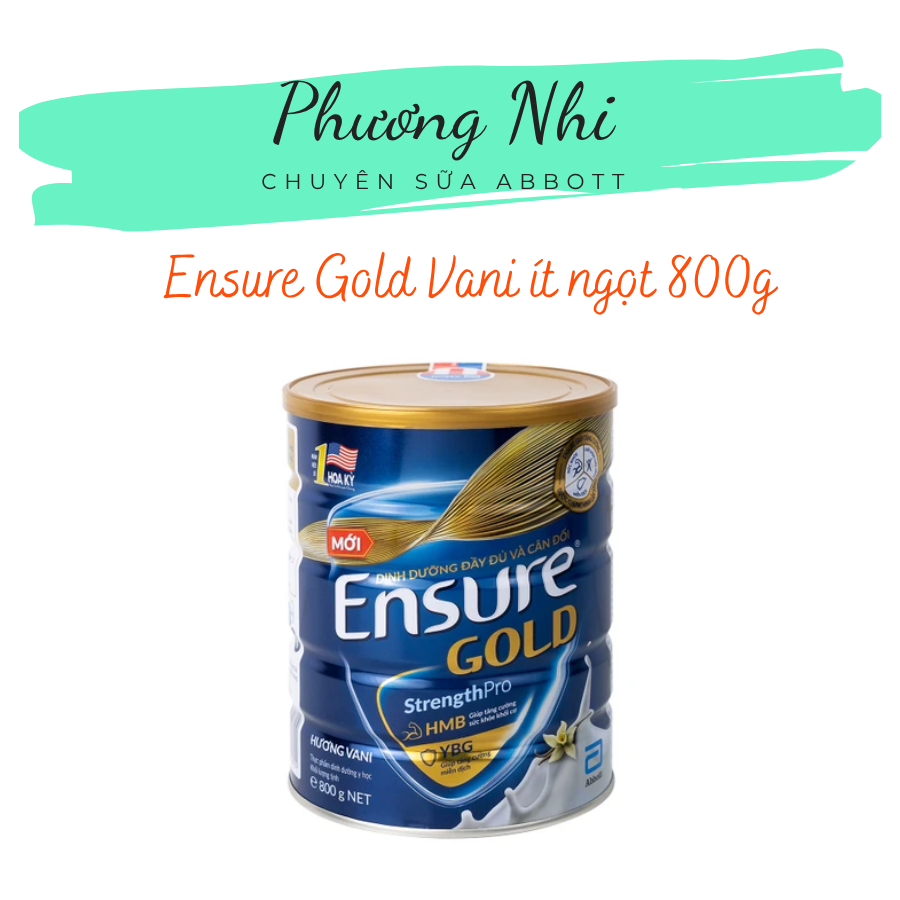 Sữa Bột Ensure Gold Hương Vani 800g