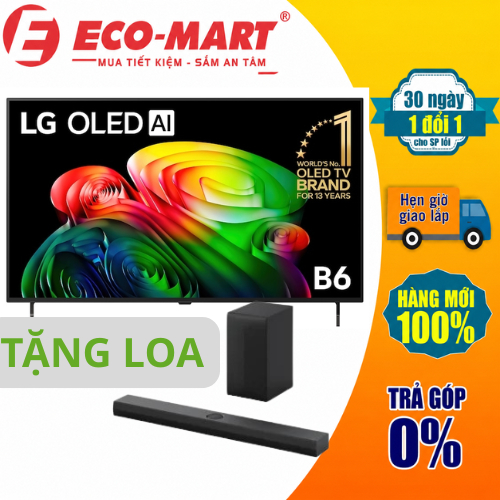 OLED77B6PSA Smart Tivi OLED LG AI 4K 77 inch OLED77B6PSA Mẫu mới