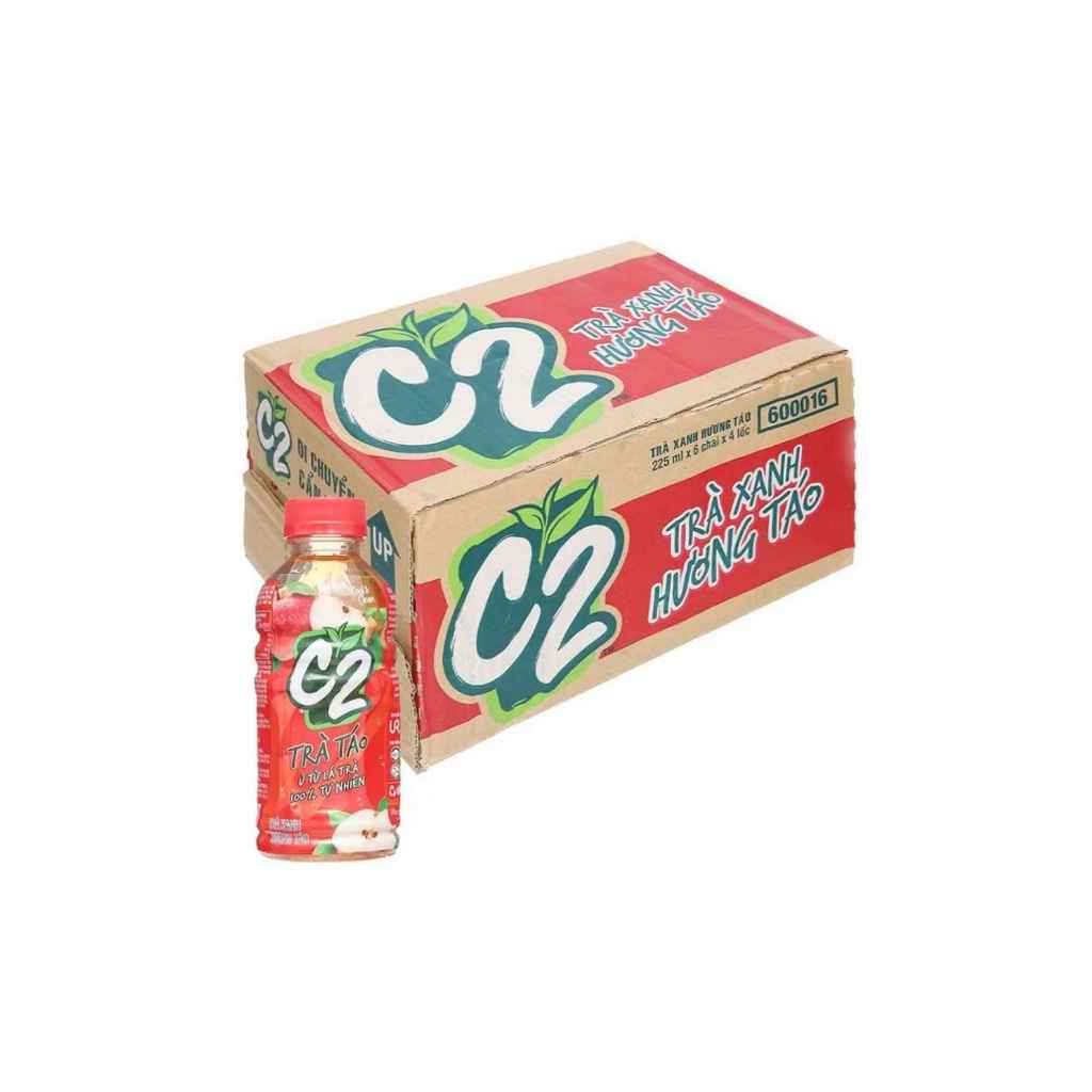 [1 Thùng] C2 Táo 360Ml (24 Chai)