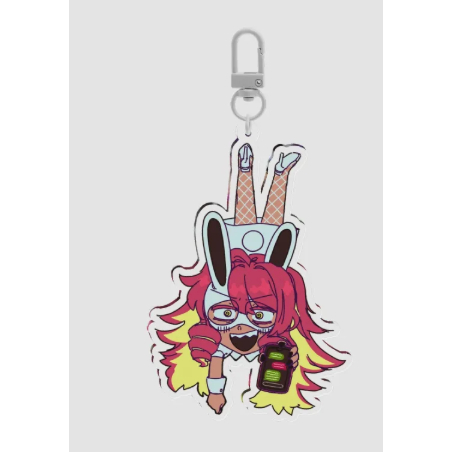 Paparazzi Murder Party Mai Clear Acrylic Keychain