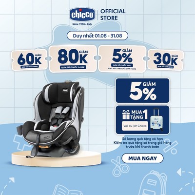 Ghế ô tô Chicco NextFit Zip Max Air ISOFIX - Màu đen ghi