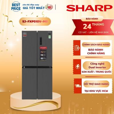 Tủ lạnh Sharp Inverter Multi Door 421 lít SJ-FXP510V-MG