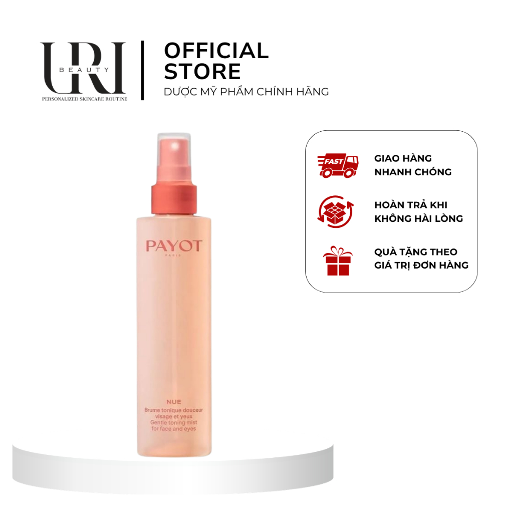 [Chính Hãng] PAYOT Nue Gentle Toning Mist – Toner Xịt Khoáng Cân Bằng Da Dịu Nhẹ 200ml