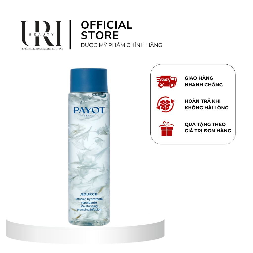 [Chính Hãng] PAYOT Source Moisturising Plumping Infusion – Toner Cấp Ẩm Làm Mềm Da 125ml