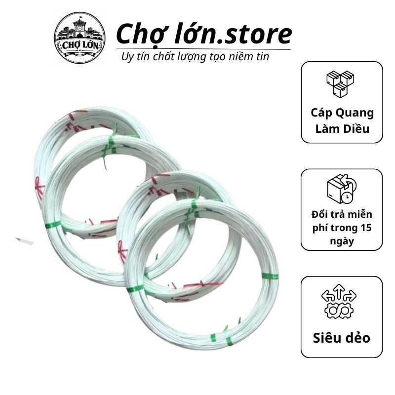 Thanh Cáp Quang Làm Khung Diều Sáo Siêu Dẻo Chịu Lực Tốt 1li2 - 4li