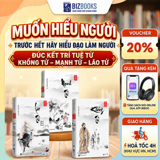 Combo 3 Cuốn Sách Bách Gia Tranh Minh: Khổng Tử + Lão Tử Đạo Đức Kinh + Mạnh Tử - Nguyễn Hiến Lê - Trí Tuệ Cổ Nhân