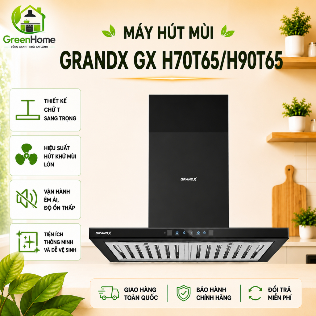 Máy Hút Mùi GRANDX GX H70T65/H90T65