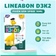 LineaBon K2+D3 Dạng Xịt ( l 10 ml) bổ sung  D3,K2 giúp bé ngủ ngon,mau lớn,chắc khỏe xương,tăng chiề