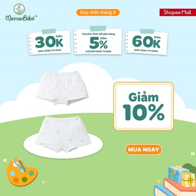 Set 2 quần chip La Pomme (Mềm Mịn) - Sợi Petit Soyeu thoáng mát - Bé gái - 12M - 5Y