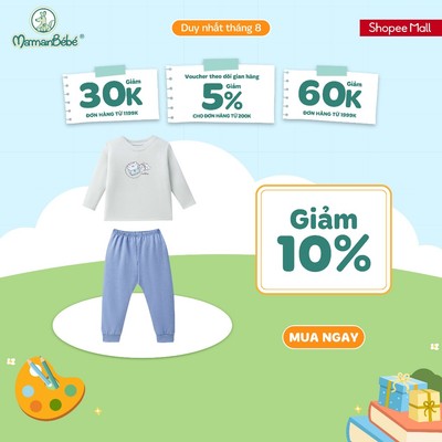 Bộ dài tay Mềm Mịn by La Pomme cún bông năng động -  Sợi Petit Soyeu thoáng mát - Bé trai/gái - 6M - 3Y