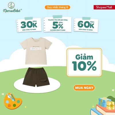 Bộ cộc tay La Pomme thế giới trò chơi lý thú -  Sợi Bamboo thoáng khí - Bé trai - 6M - 5Y