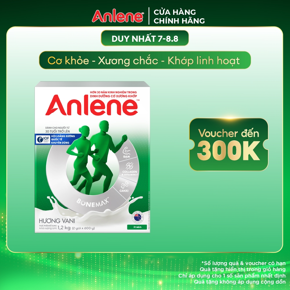 Sữa Bột Anlene Hương Vani 1.2kg