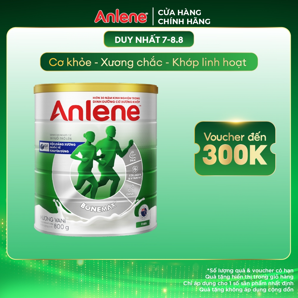 Sữa Bột Anlene Hương Vani 800g