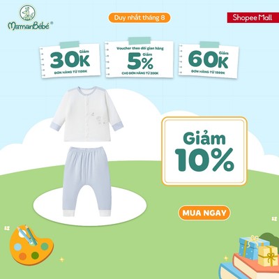 Bộ dài tay cúc thẳng La Pomme phi thuyền của bạn gấu - Sợi Petit Soyeu thoáng mát - Bé trai - NB - 3M